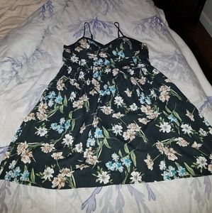 Bodice floral printed dress